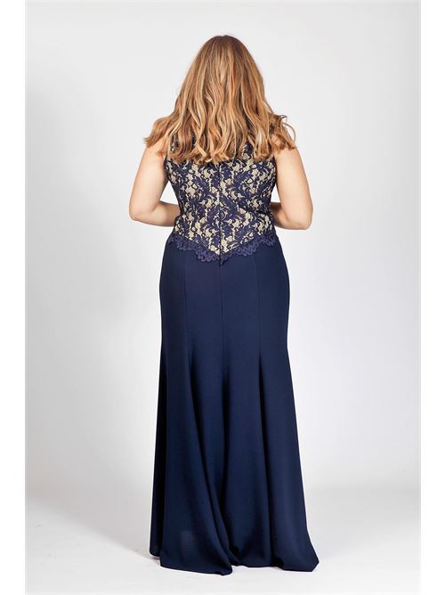 Abito ricamato MARICLA ELEGANCE | CLO60524BLU